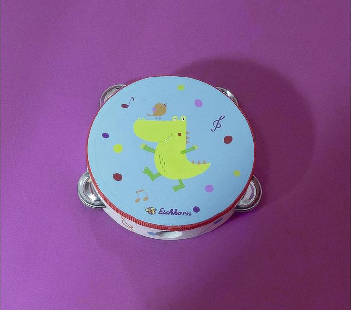 Actual product image Eichhorn Music tambourine (English, French, German, Italian)