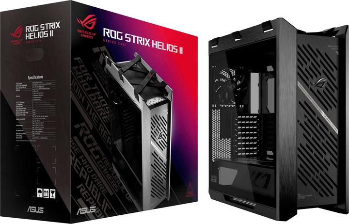 Actual product image ASUS Geh ROG STRIX HELIOS II GX601S BLACK (ATX, Mini-ITX, mATX, E-ATX)
