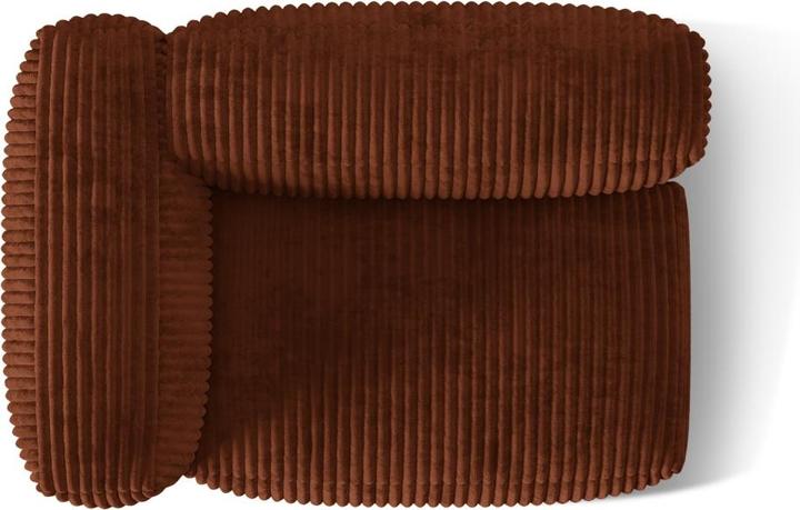 Image du produit Micadoni Chauffeuse Gauche, "Martina", 1 Place, 121x106x75 Fabriqué en Europe (Canapé modulaire, 1 place)