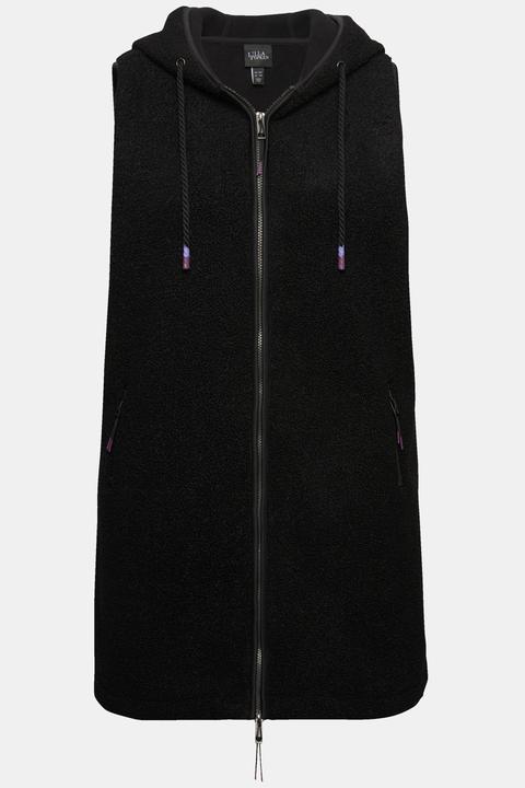 Actual product image Ulla Popken Long Teddy Plush Vest (54)