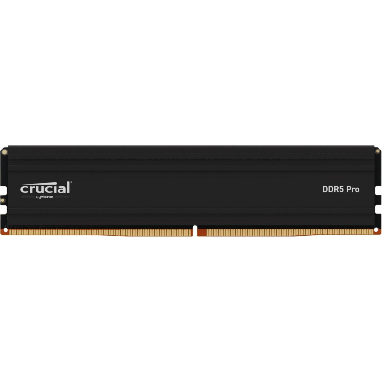 Crucial Pro (1 x 24GB, 6000 MHz, DDR5-RAM, U-DIMM), RAM, Schwarz