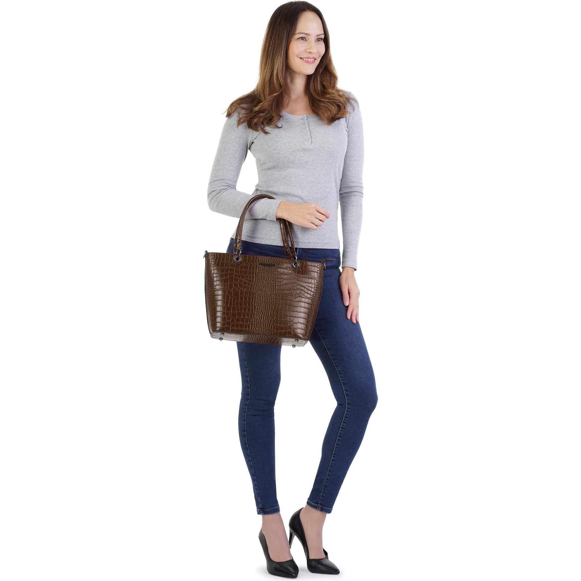 Thumbnail - Cluty, Handtasche, Handtasche, Braun