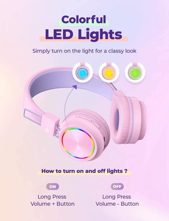 Produktbild Iclever 2er-Set Bluetooth-Kinderkopfhörer