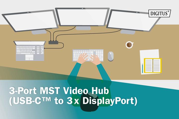 Produktbild Digitus DS-45334 (USB-C, 3 Ports)