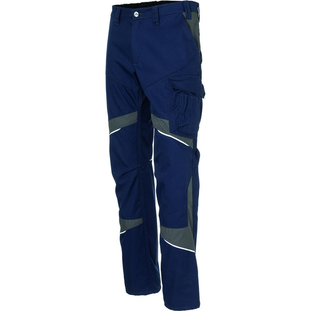 Kübler, Arbeitshose, ACTIVIQ cotton+ Damenhose dunkelblau/anthrazit 50 (50)