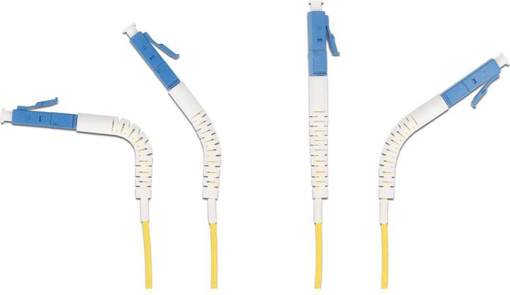 Actual product image Delock Fibre optic cable LC-D > LC-D singlemode OS2 angled 5.0m (5 m)