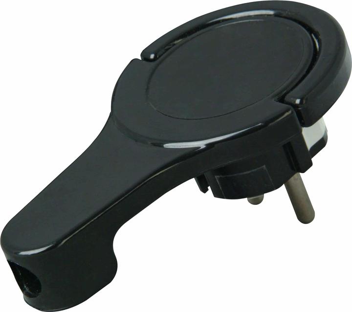 Produktbild Kopp 172005030 Schutzkontakt-Flachstecker 230 V Schwarz IP20 (CEE 7/7)