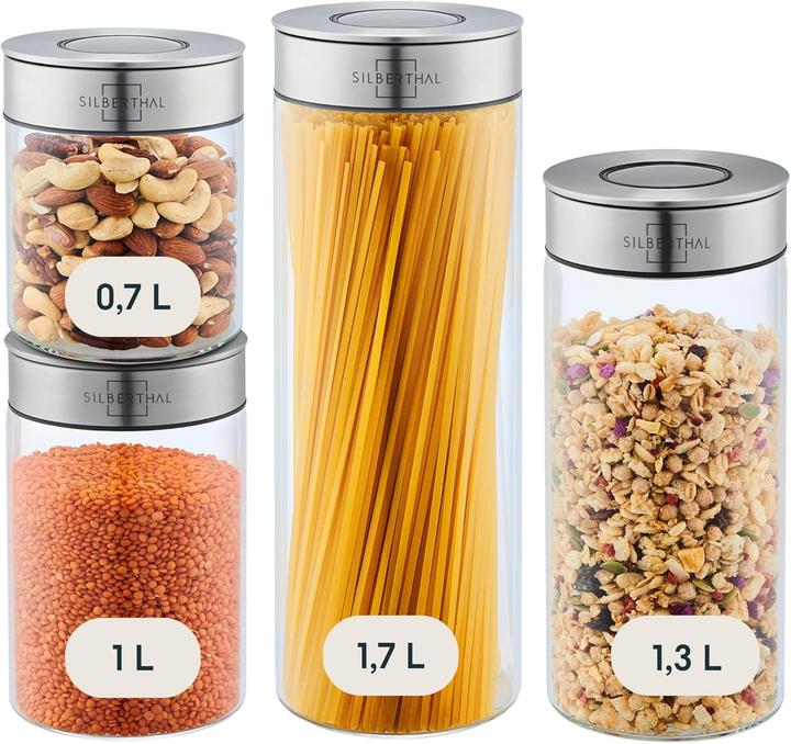 Produktbild Silberthal 4-teiliges Vorratsglas-Set