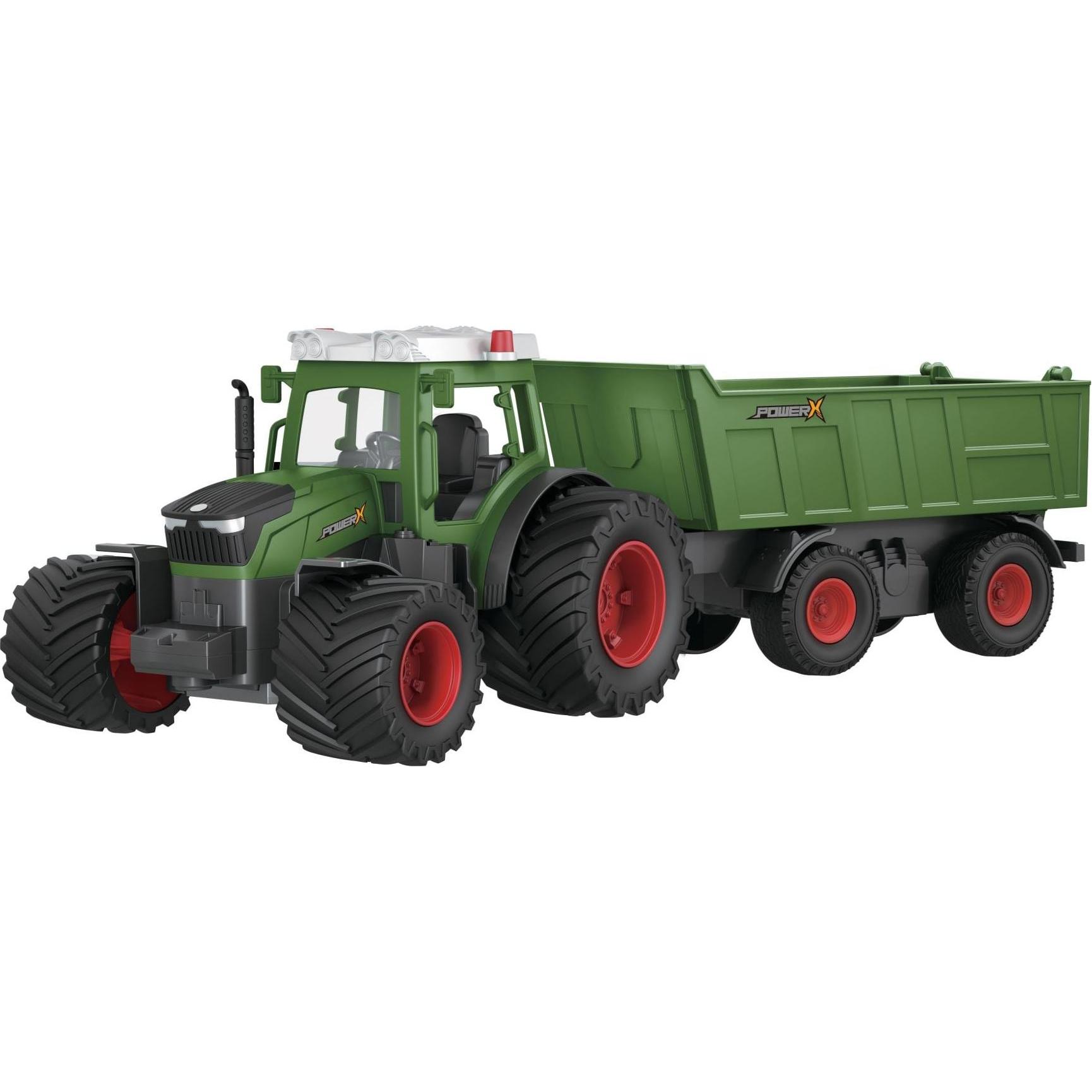 PowerX Traktor med anhnger 2,4 GHz (20458)