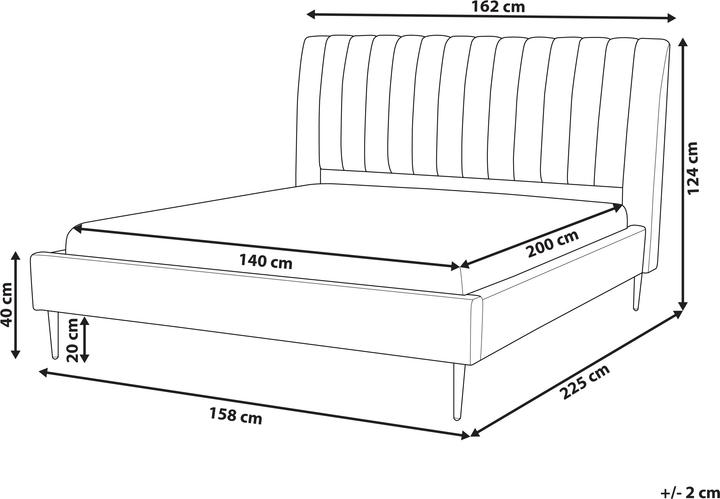 Actual product image Beliani Marville (140 x 200 cm)