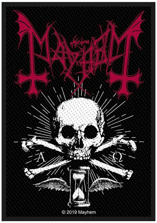 Mayhem Alpha Omega Daemon Unisex Patch multicolour, 100% polyester