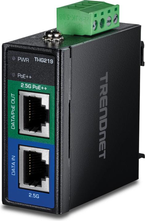 Actual product image Trendnet Industrial 2.5G PoE++ Injector (802.3bt (PoE++), 95 W)