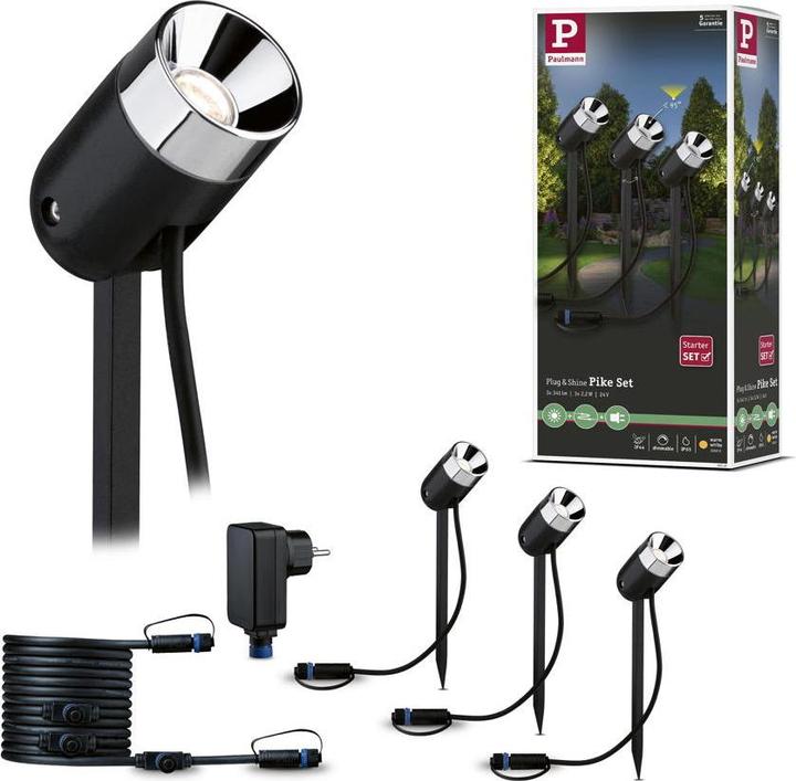 Productafbeelding Paulmann Plug & Shine Basisset Snoek (240 lm, IP65)