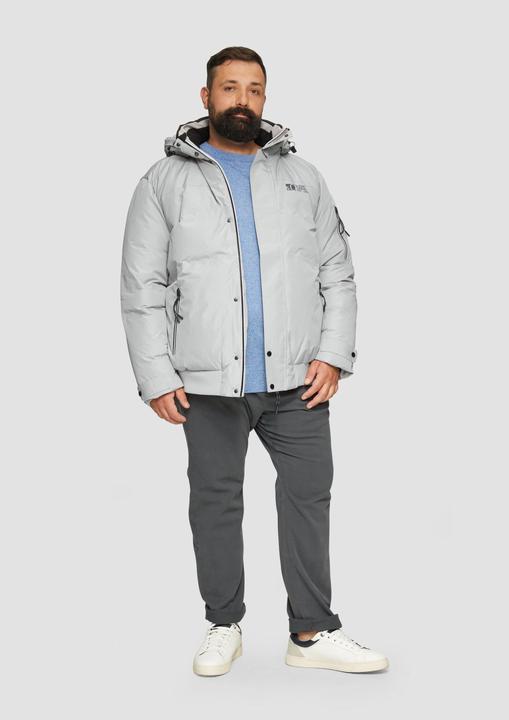 Produktbild S.Oliver Outdoor-Jacke Wasserabweisender wattierter Blouson mit Kontrast-Details (5XL)
