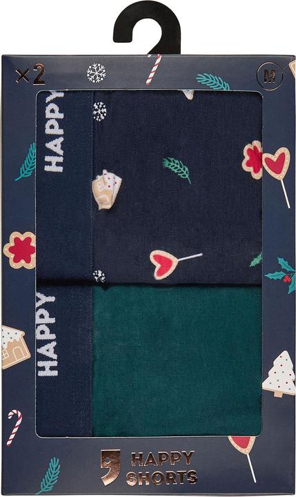 Immagine prodotto Happy shorts Boxer Christmas (M, confezione da 4)
