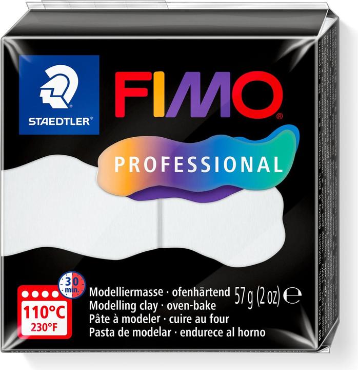 Actual product image Fimo Mod.masse prof 57g white