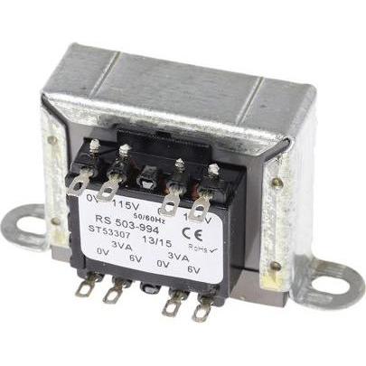 Rs Pro Transformator für Chassismontage 115V ac 6V, Transformator
