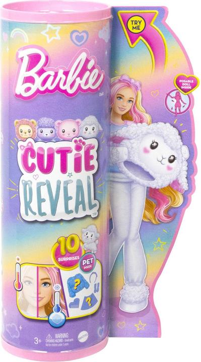 Immagine prodotto Barbie Cutie Cozy Cute Reveal Serie Puppe - Lämmchen