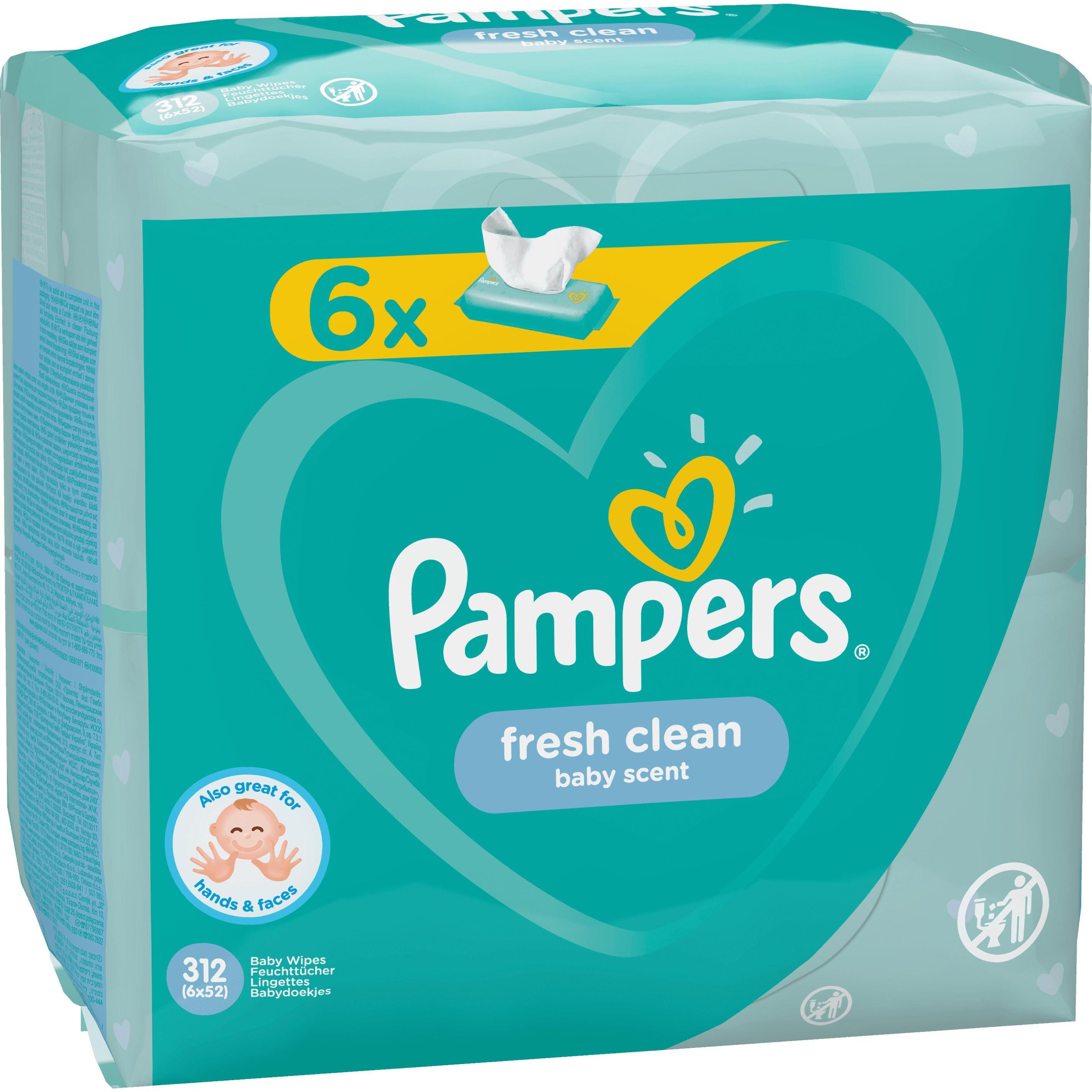 Thumbnail - Pampers Fresh Clean (312 Stück)
