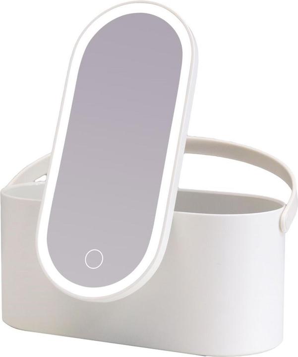 Actual product image Ailoria Magnifique Cosmetic Mirror with Beauty Case, White (16 x 14 x 25 cm)