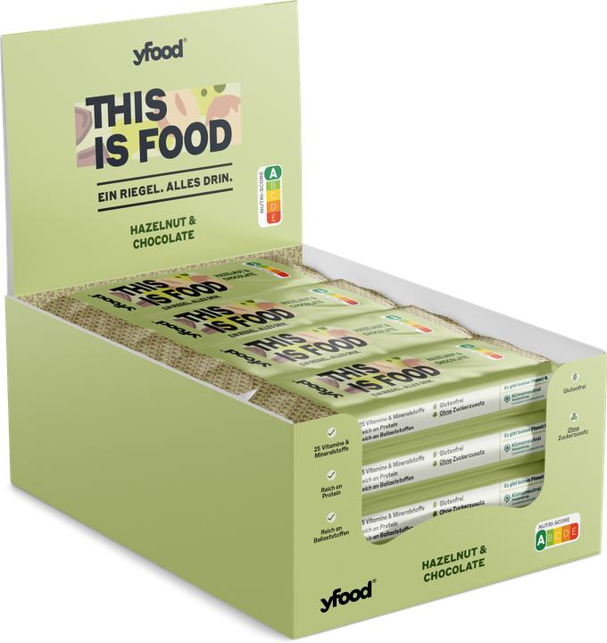 Immagine prodotto YFood Nocciola e cioccolato (1 pz., 60 g)