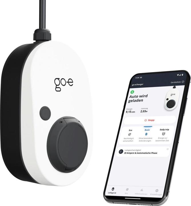 Immagine prodotto Go-E Gemini 11 kW (Tipo 2, 11 kW, 16 A, Tipo 2)