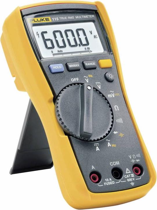 Produktbild Fluke 115 Hand-Multimeter kalibriert (ISO) digital CAT III 600 V Anzeige (Count (CAT III 600V)