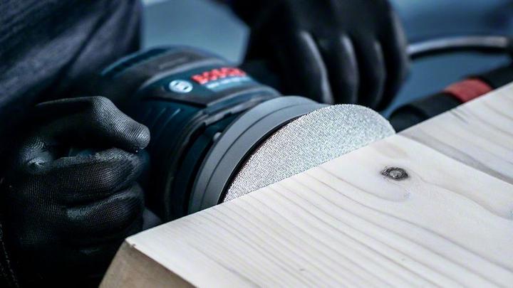 Actual product image Bosch Professional Zubehör EXPERT M480 Sanding net for random orbital sander, 150 mm, G 150, 50 pieces (150)