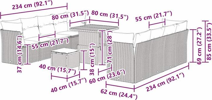 Produktbild vidaXL Knox