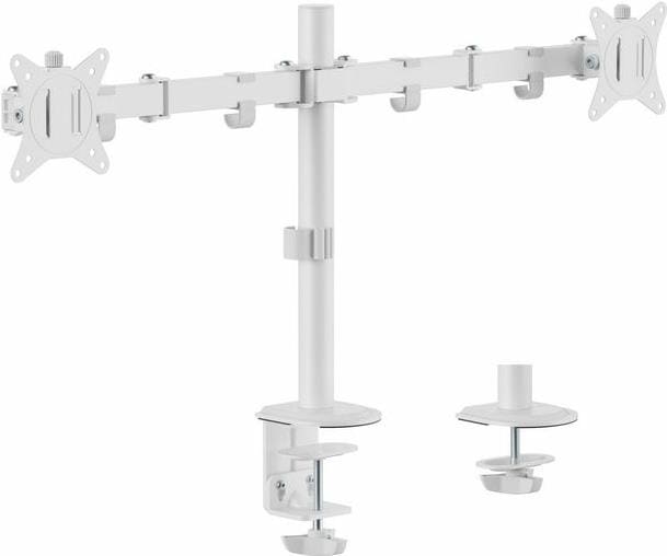 Produktbild equip Tischhalterung 17"-32"/ 2TFT je 9kg 360° Gasfeder ws (Tisch, 32.01")