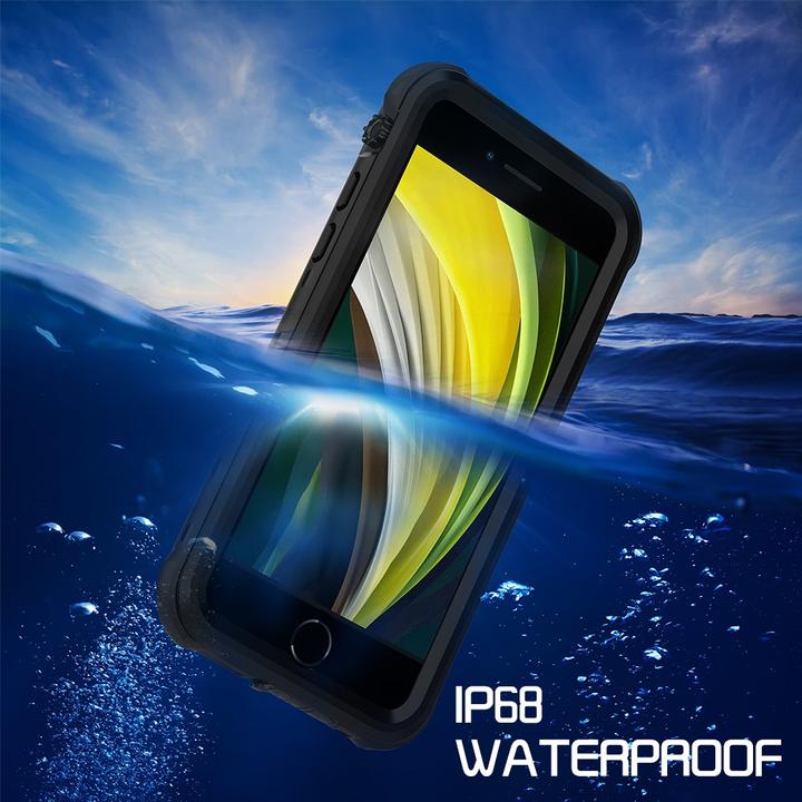 Produktbild Redpepper iPhone SE / 8 / 7 Wasserdichte Schutzhülle Schwarz (Apple iPhone SE (2nd Gen), Apple iPhone SE (3rd Gen), Apple iPhone 8, Apple iPhone 7)