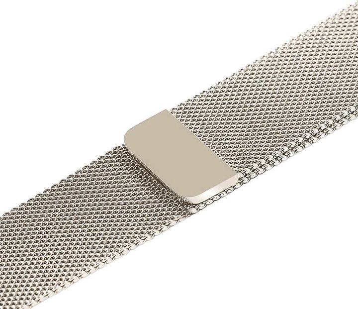 Actual product image Crong Milano Steel – Edelstahlarmband für Apple Watch 42/44/45/49 mm (Champagner) (Stainless steel)