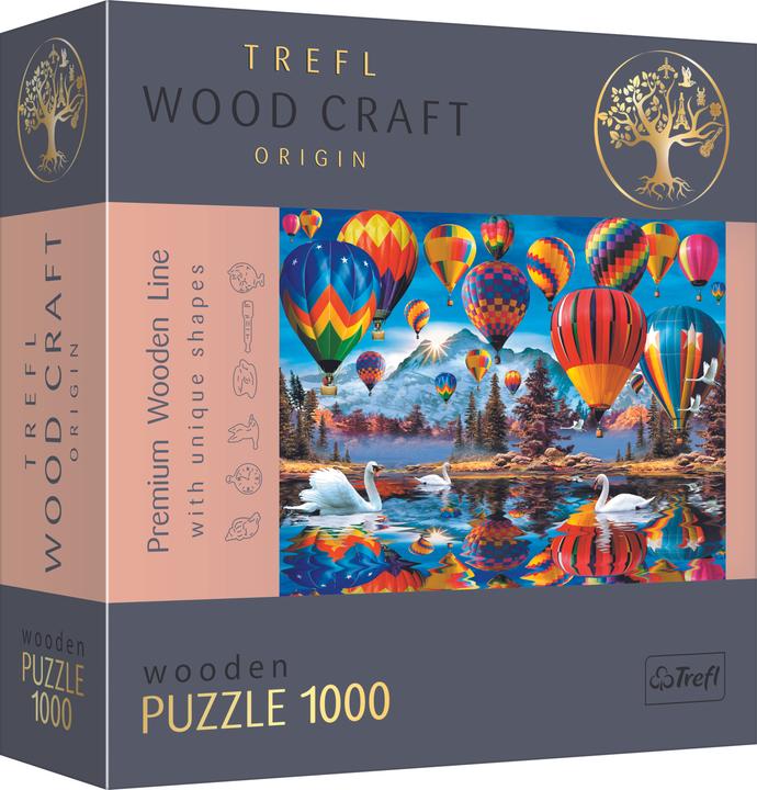 Produktbild Trefl Holzpuzzle 1000 Teile - Bunte Luftballons (1000 Teile)