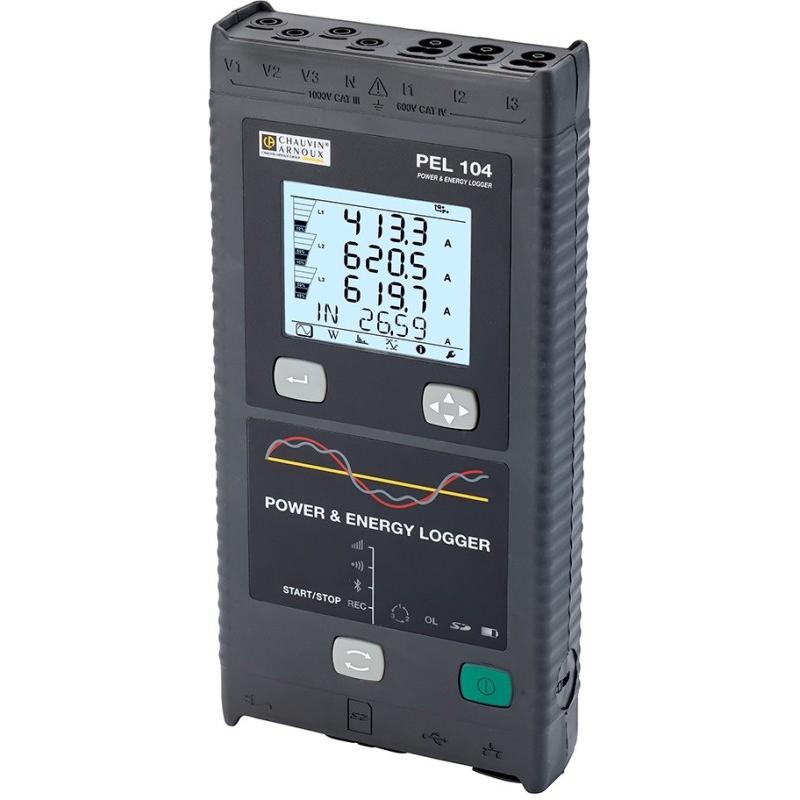 Thumbnail - Chauvin Arnoux PEL 104 Netz-Analysegerät 3phasig mit Loggerfunktion (Analysator), Messtechnik