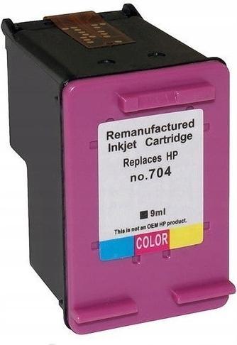 Superbulk B-H704C tusz trójkolorowy do drukarki HP (zamiennik HP 704 CN693AE) Standard