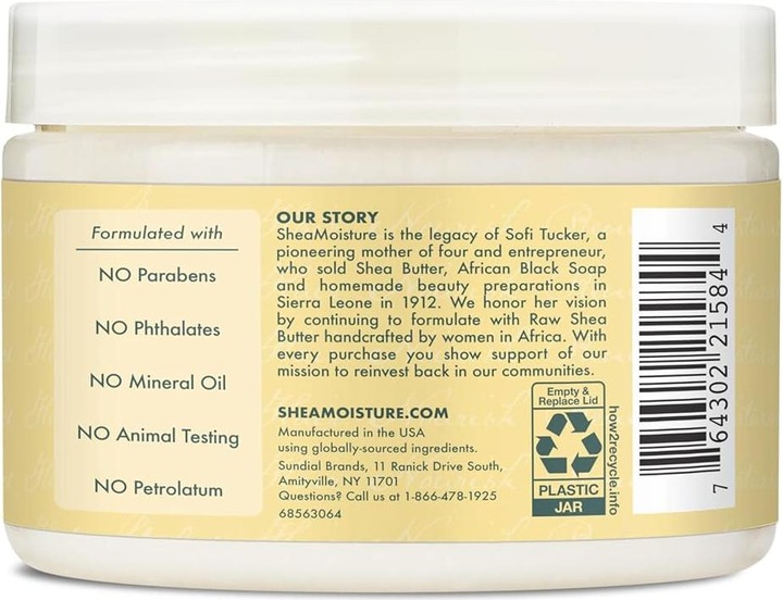 Valori nutrizionali e ingredienti Shea Moisture Balsamo per capelli Jamaican Black Castor Oil Leave-In (312 g)