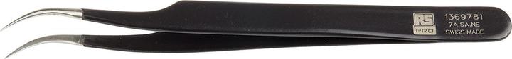 Produktbild RS PRO ESD epoxy coated tweezers curved 120mm