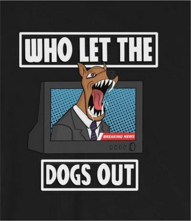 Immagine prodotto Horror Line Who Let The Dogs Out Maglietta Adulto Unisex (S)
