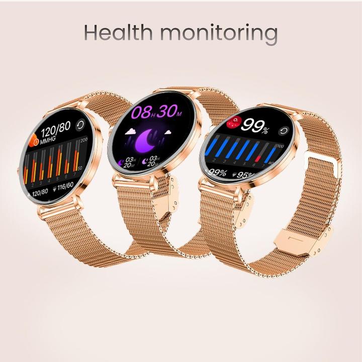 Actual product image Forever Smartwatch SB-370 Rose Gold - Spotted Band