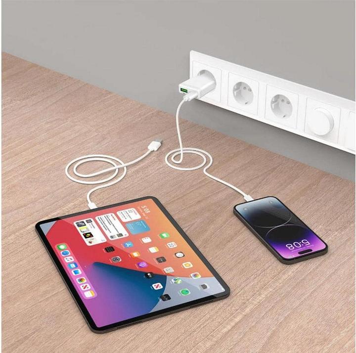 Produktbild LMP Dual Port Power Adapter 30W Ultra Slim (30 W, 2 Ports)