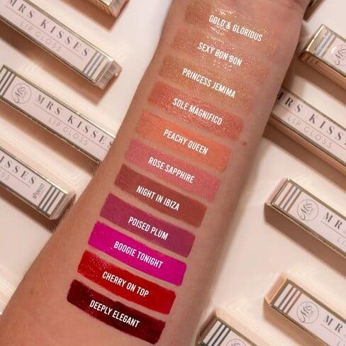 Image du produit BPerfect Cosmetics Mrs Glam Mrs Kisses (Lip Gloss, Peachy Queen, 3mL) (Peachy Queen)