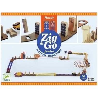 Djeco Kettenreaktionsspiel Zig & Go Junior 51 Teile (5405650)