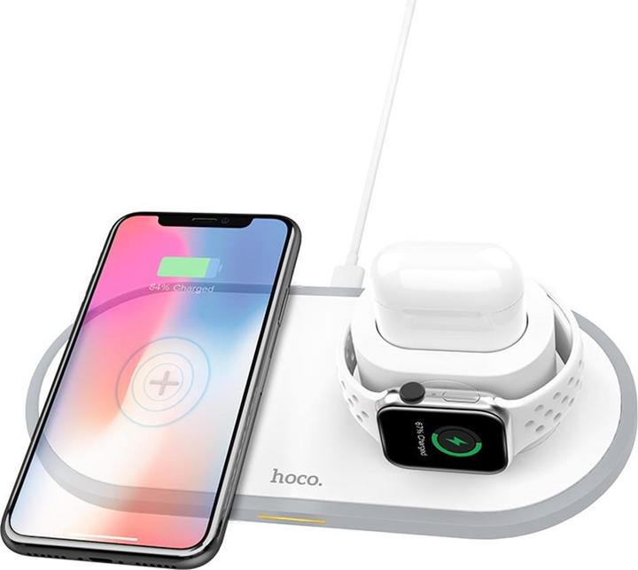 Actual product image Hoco CW21 3 in 1 Wireless Charger (10 W)