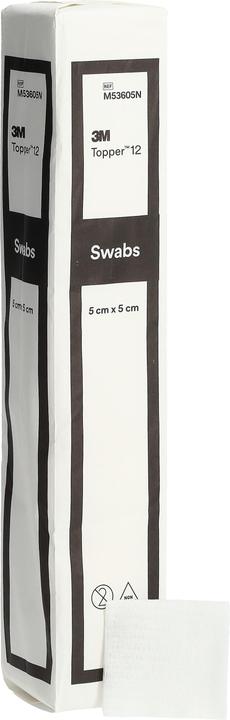 Actual product image Topper 12 NW Compresses 5x5cm non-sterile 200 pcs.