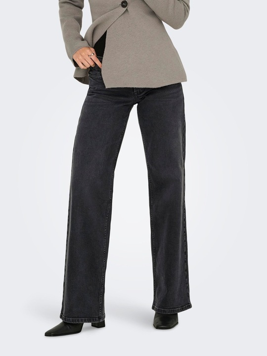 Actual product image Only ONLJUDY Niedrige Taille Gerade geschnitten Jeans Jeans mit weitem Bein (W28/L32)