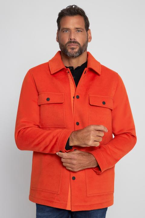 Produktbild JP1880 JP 1880 Overshirt, Wolloptik, Langarm, Kentkragen, Modern Fit (4XL)
