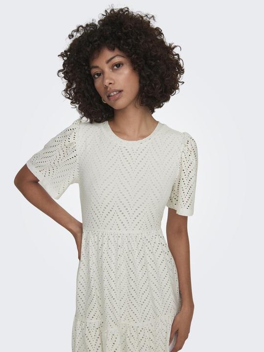 Produktbild JdY Broderie Anglaise Kleid mit kurzen Ärmeln (XL)