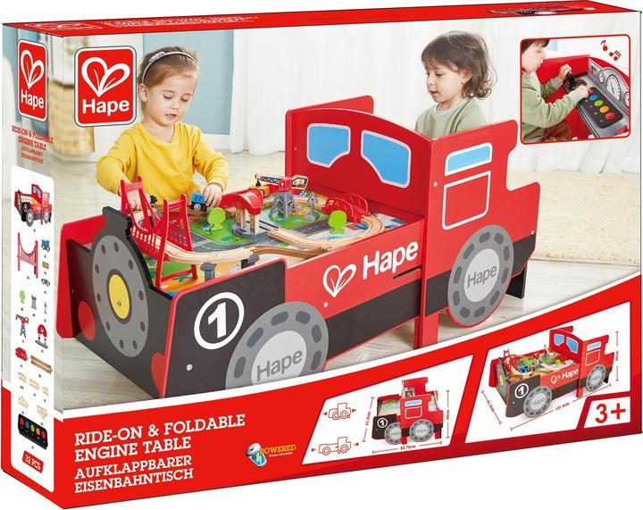 Actual product image Hape Hinged railroad table
