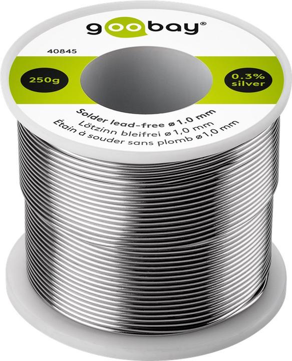 Goobay Lötzinn bleifrei, ø 1,0 mm, 250 g (Lötzinn)