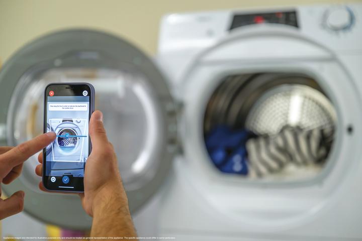 Actual product image Candy Tumble dryer ROE H8A3TCEX-S Left (8 kg, Left)